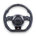 Audi A/S/RS Style (1st Gen) Customizable Steering Wheel (Fits 2013 - 2016 Models)
